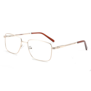 Men Cristal Eyeglasses: Dalton-Gold - SpecSMART Eye Clinic (Diagonal View)